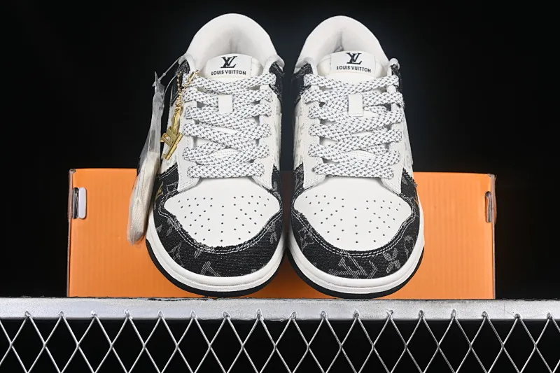 All categories Nk SB Dunk Series Nk SB Dunk Low low-top sneakers LV x Nk Dunk Low joint model Louis Vuitton-2024 Chenlong SB low-top casual sneakers FC1688-163